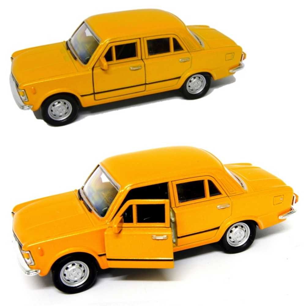 Auto Fiat 125p model WELLY 1:34 PRL ŻÓŁTY