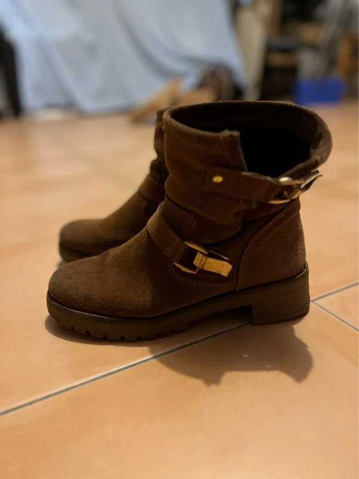 Botins Camurça, tamanho 37