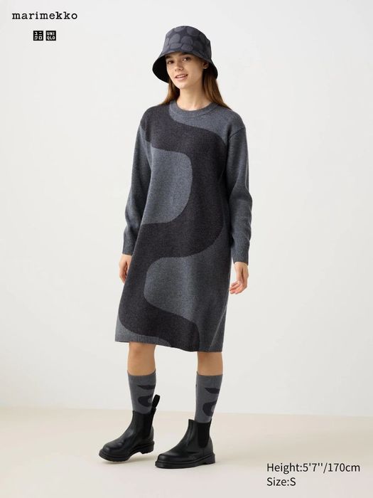 Сукня з овечої вовни marimekko Uniqlo xs-xxl