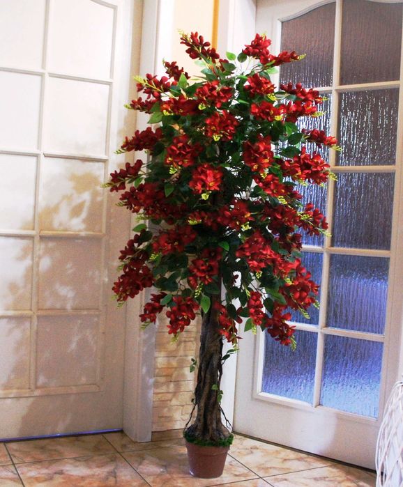 Drzewko sztuczne beniaminek - jabłoń kwitnąca