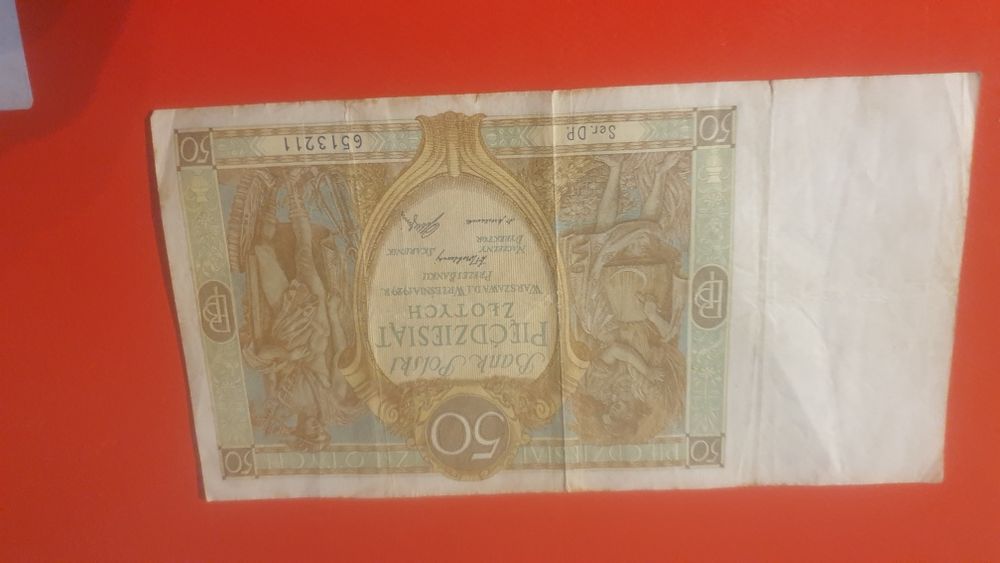 Banknot 50 zł z 1929 roku