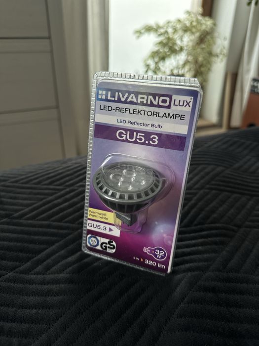 Żarówka LED GU5.3 LIVARNO Lux, ciepła biel, 5W jak 32W