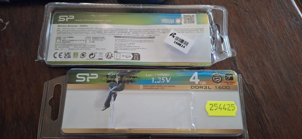 Оперативная память DDR3 4GB для ноутбука 1,35вольт