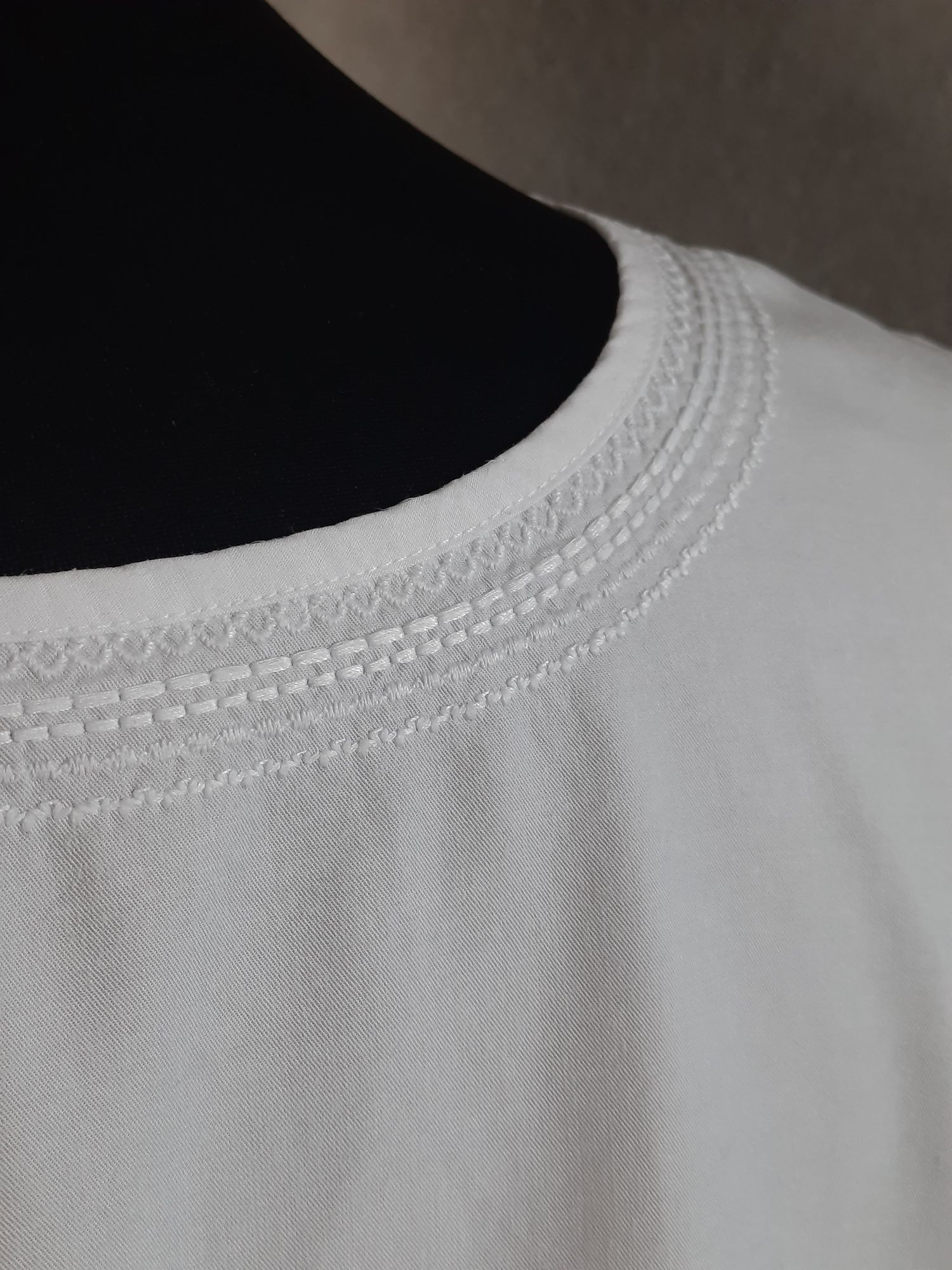 Bluzka biala lyocel Eddie Bauer  roz.48, XXL