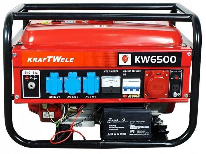 Generator Agregat KRAFTWELE KW6500 3F el. 4,8 KW