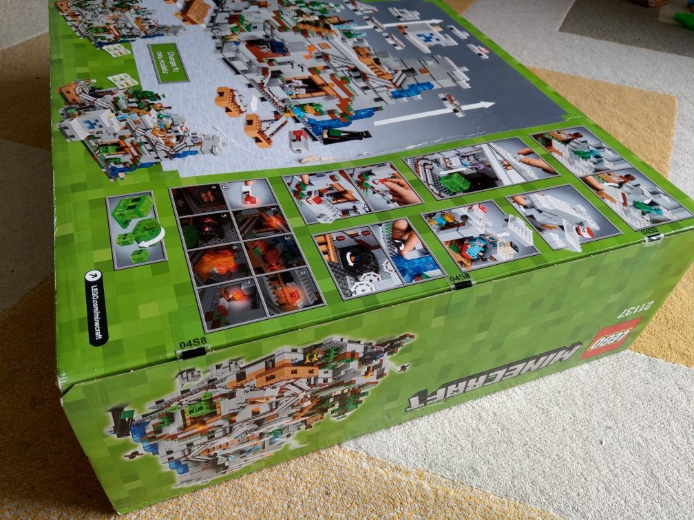 Nowy zestaw Lego Minecraft kolejka górska 21137 Unikat