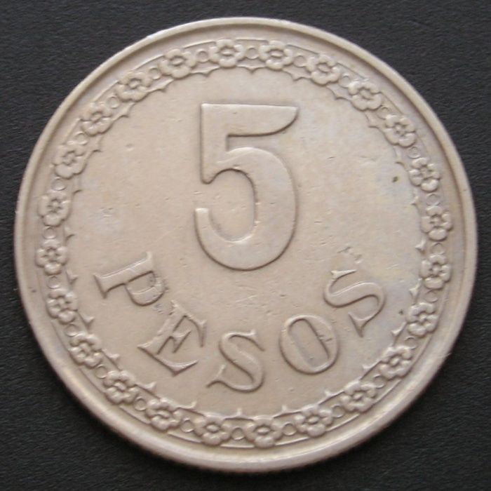 Paragwaj 5 peso 1939 - rzadka