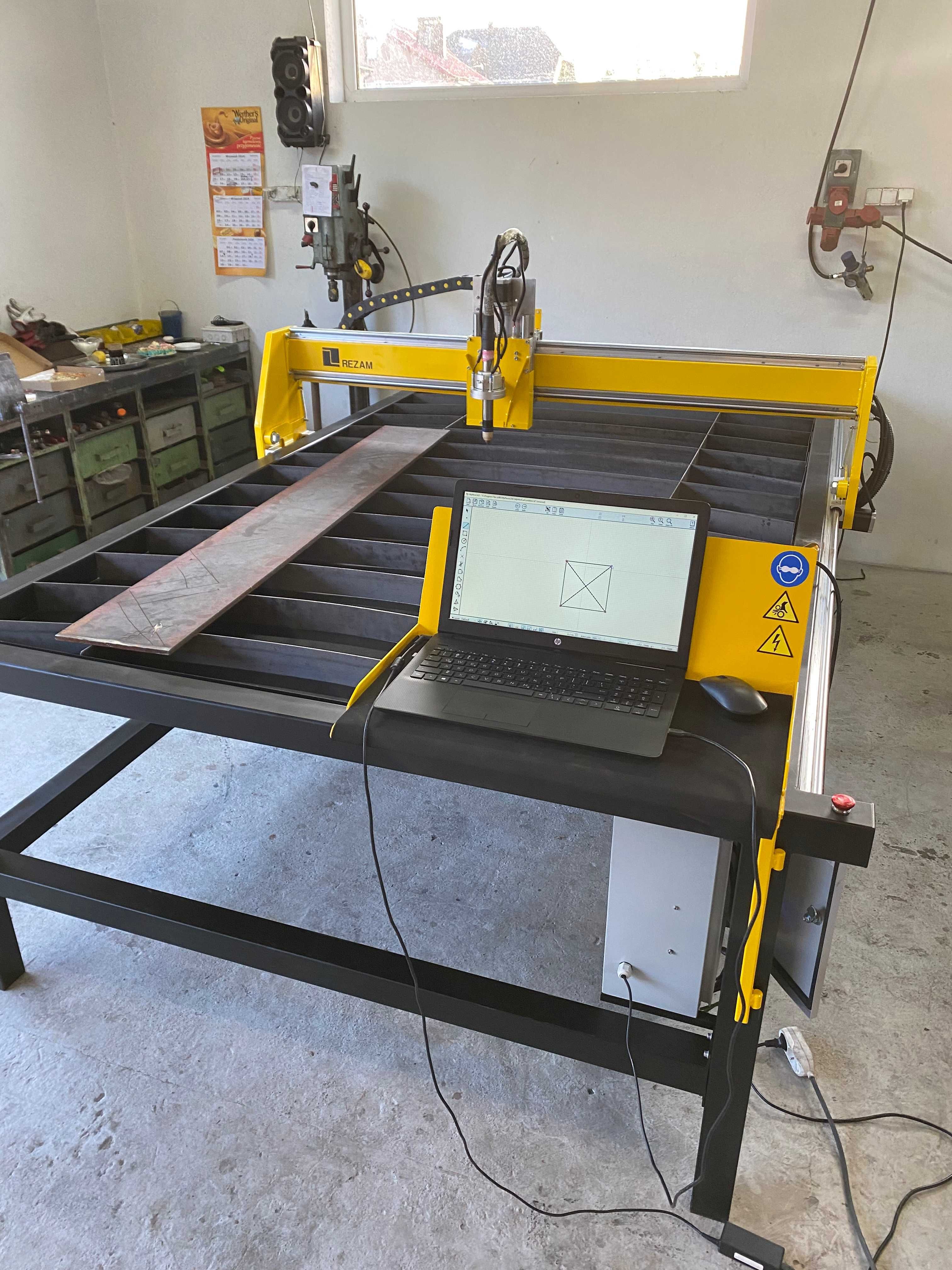 Wypalarka / Przecinarka plazmowa CNC Ploter 3000/1500