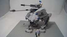 Lego Star Wars AT-AP Walker 501 legion custom 7671 figurki kg