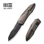 Nóż składany WE Knife Solid Bronze Titanium, Black Stonewashed CPM 20C