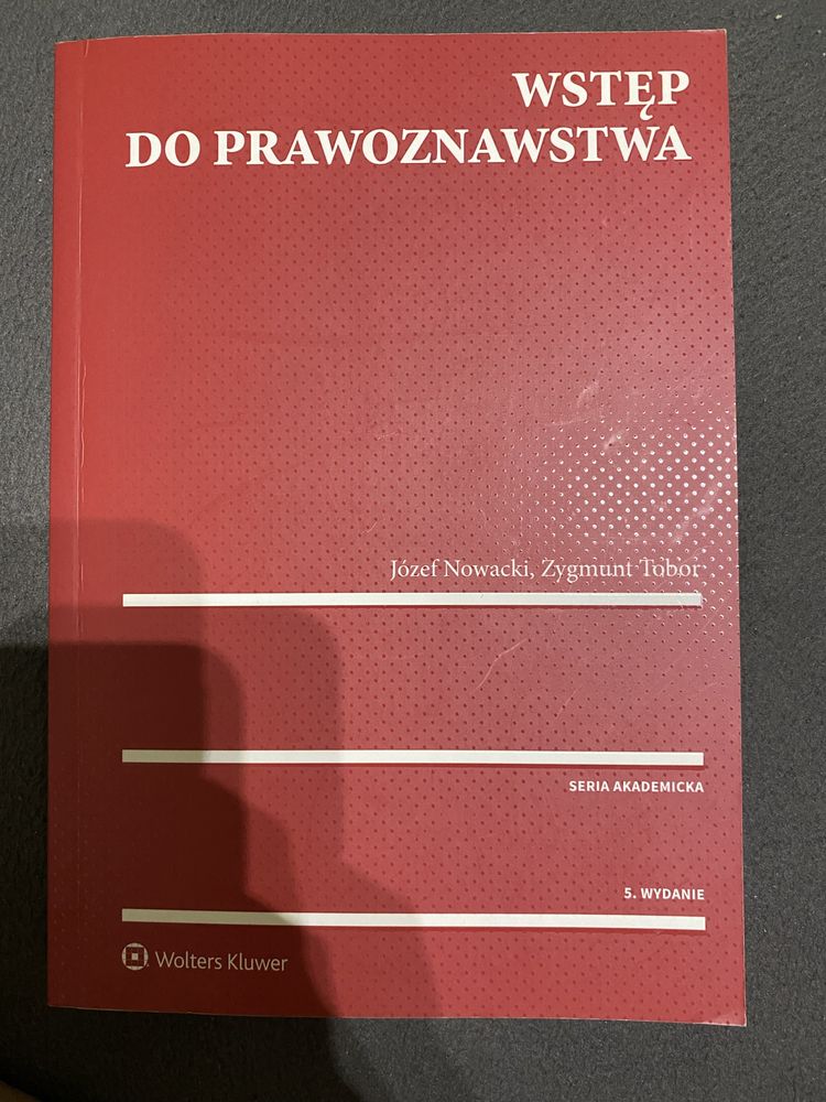 Wstęp do prawoznawstwa - Józef Nowacki i Zygmunt Tobur