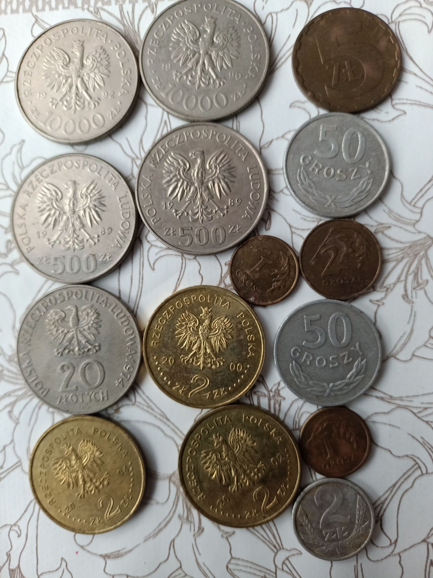 Stare monety polskie i zagraniczne oraz banknoty z Ukrainy