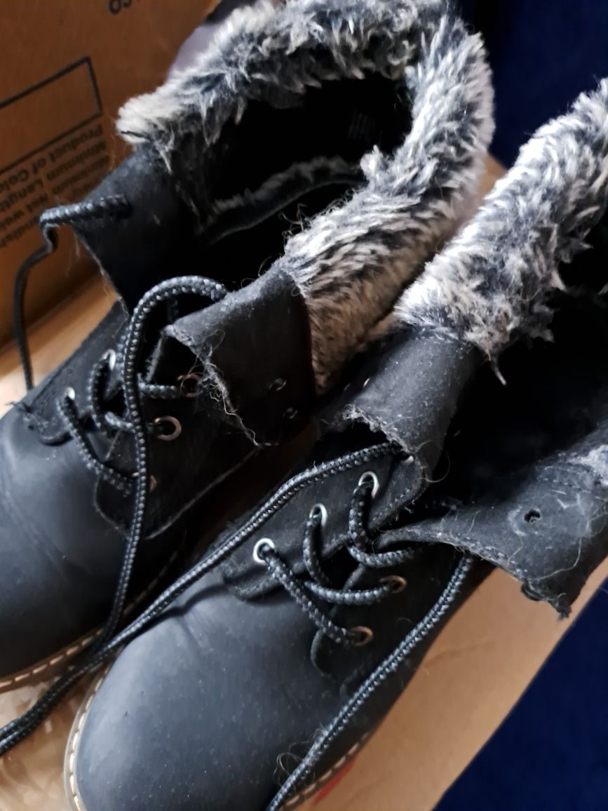Buty zimowe trapery damskie Deichmann 38