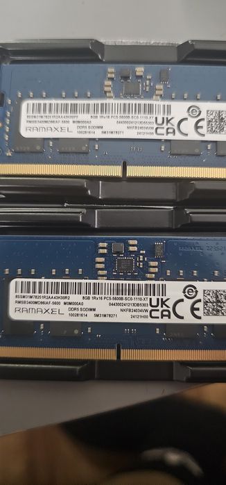 Ram DDR5 SODIMM 16GB 2X8Gb PC-5600