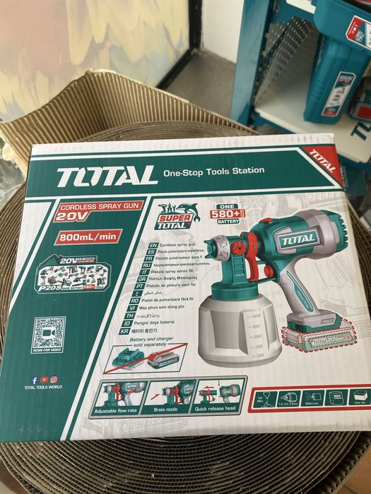 Pistola de tinta a bateria