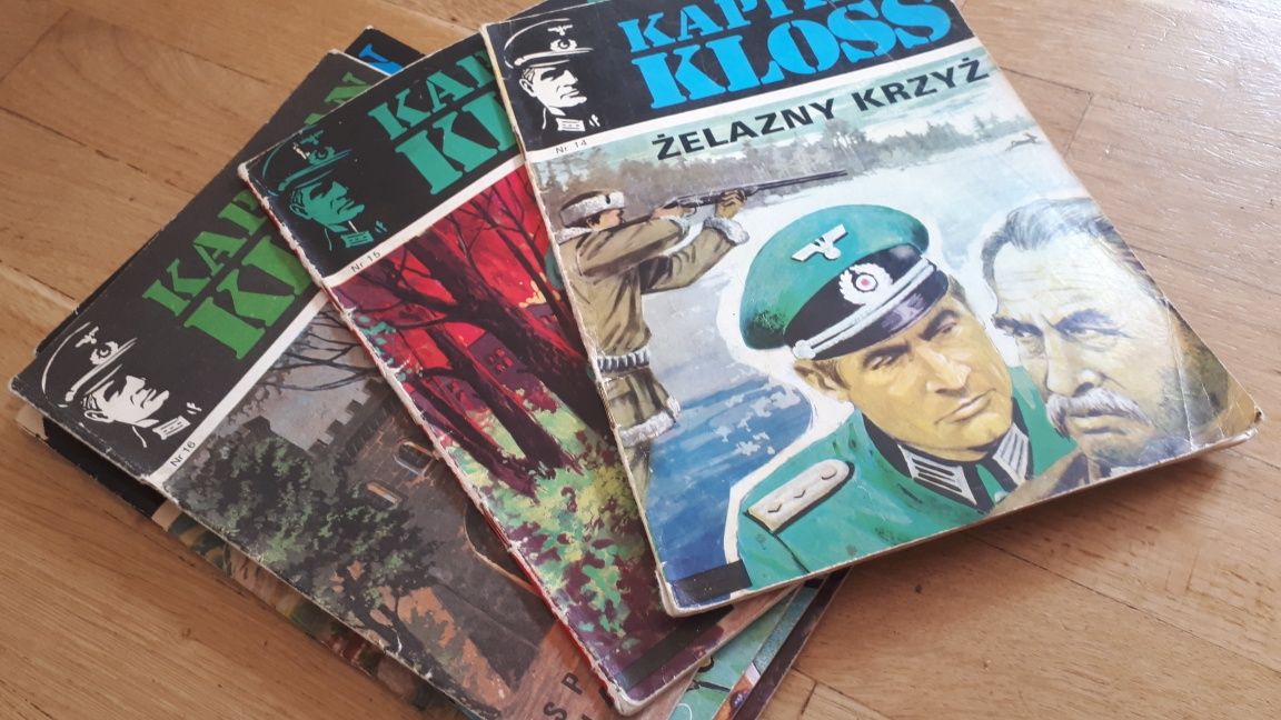 komiksy Kapitan Kloss komplet cz. 1 - 20 .