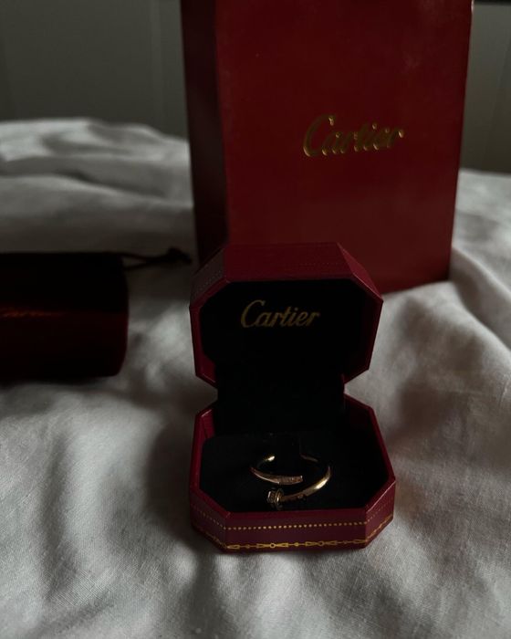 Кольцо Cartier с фианитами just un clou гвоздь