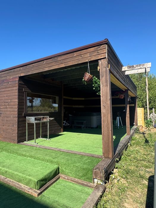 Domek 5x7 nad jeziorem ZAMIANA do końca września cena