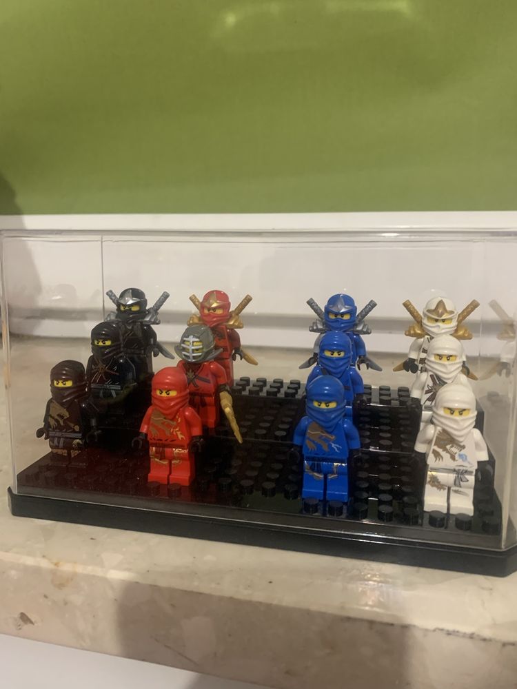 Lego ninjago figurki ninja dx zx oraz z serii złote bronie