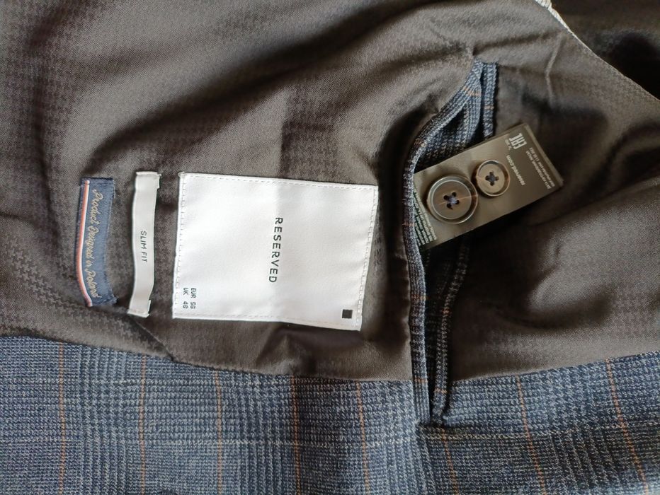 Garnitur męski Reserved 56 slim fit