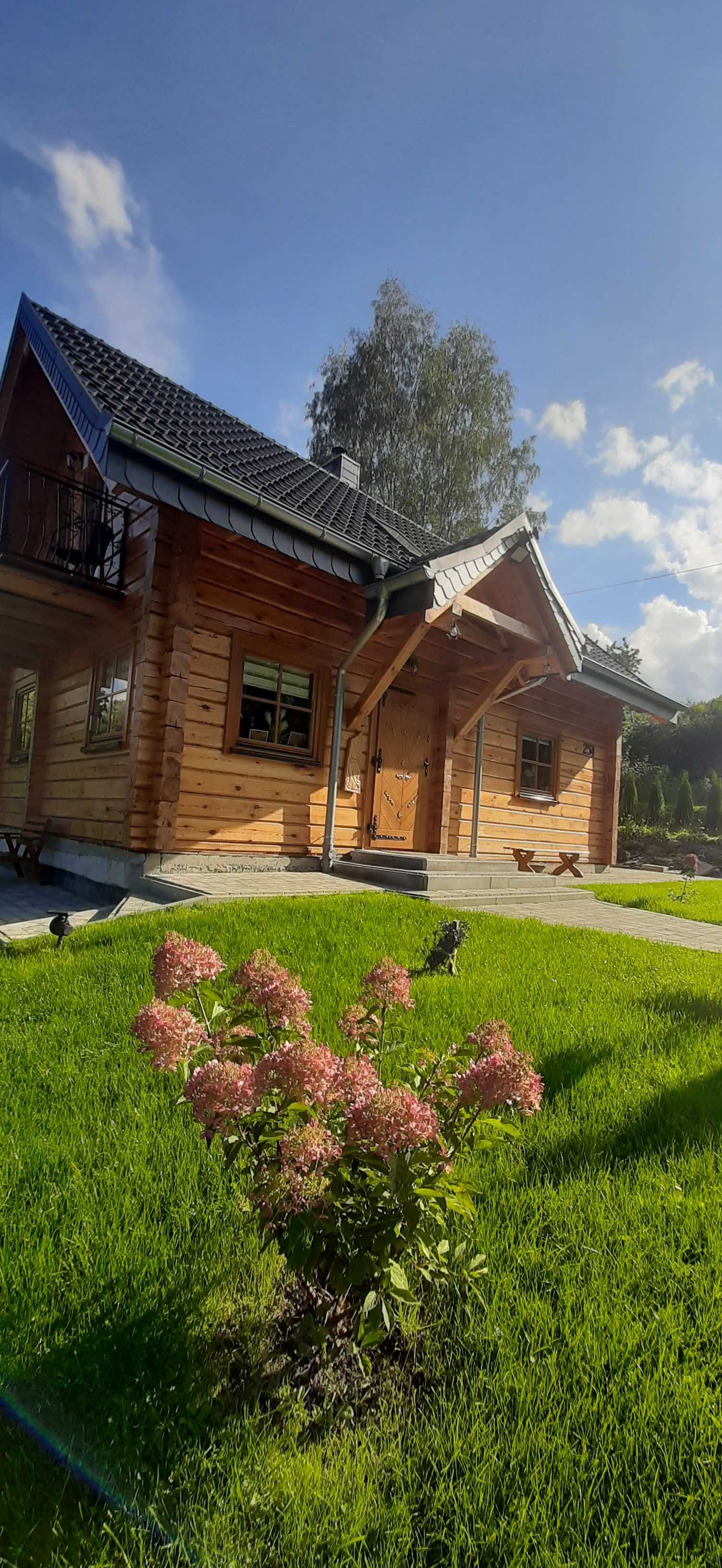 Wolny od 22.06, Dom z bali w Jarnołtówku pod Biskupią Kop