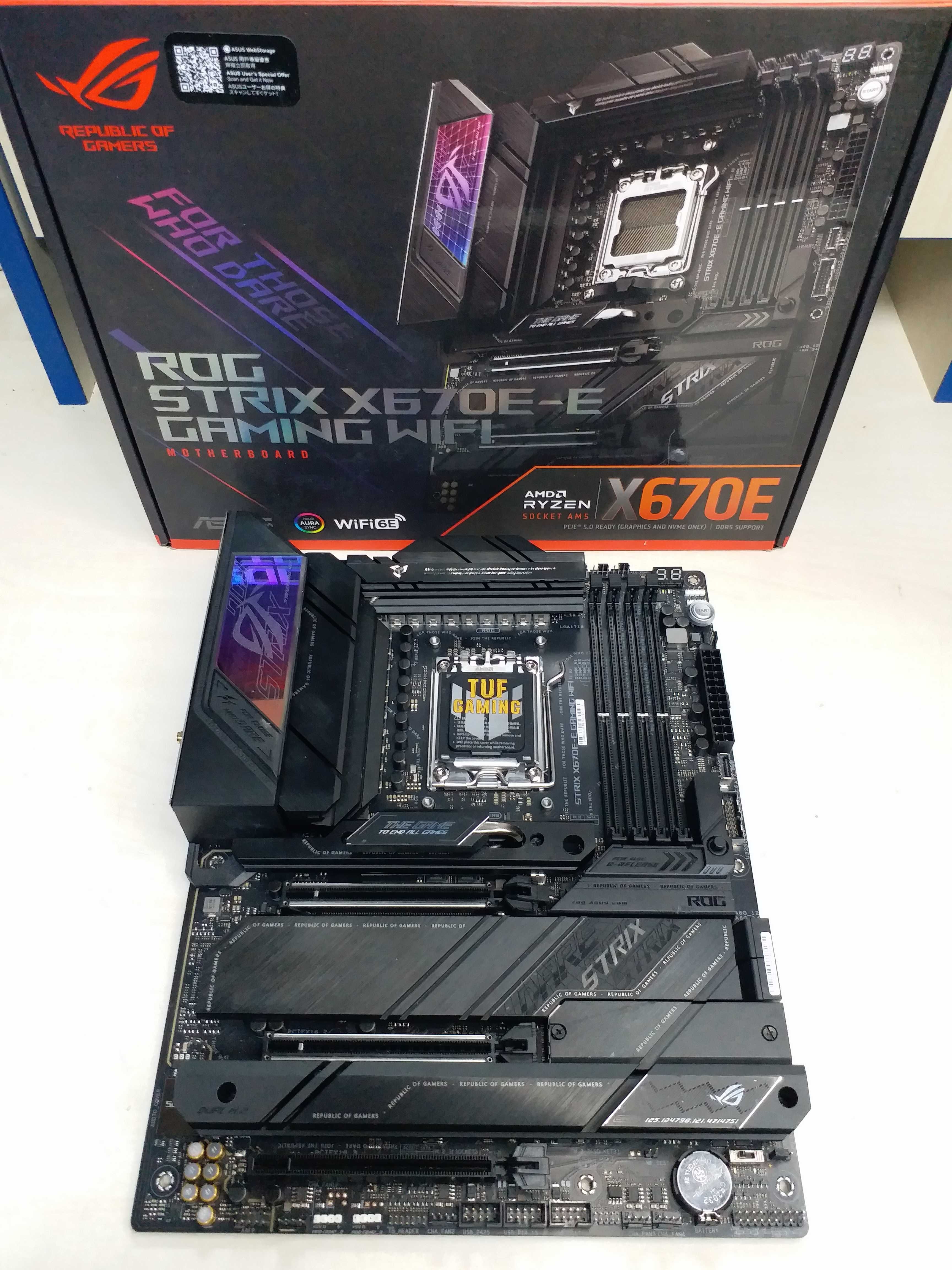 Топ плата Asus ROG Strix X670E-E Gaming WiFi сокет АМ5