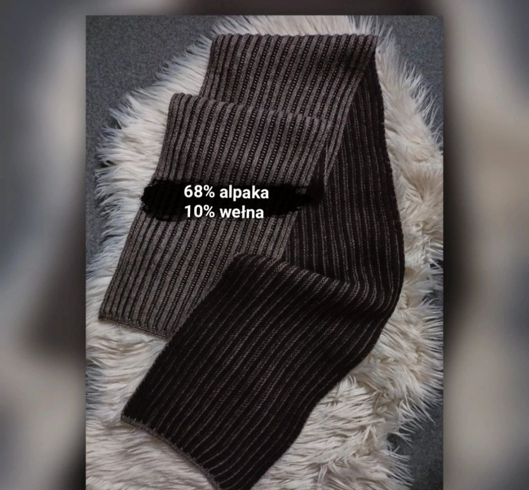 Szalik Bafy baby alpaca wełna/Unisex