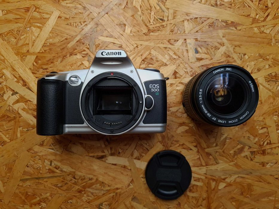 Canon eos 500n + Canon EF 28-80mm 1:3.5-5.6  GWARANCJA