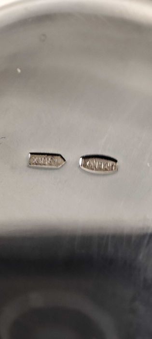 Ще 3! Срібна Чарка "Муріті" з чорнінням, об'єм 30 мл; вир-к Харків, Ук