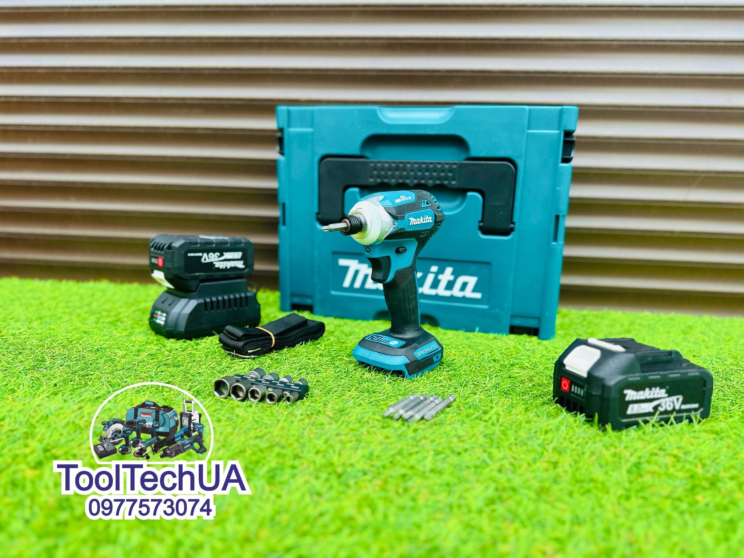 Акумуляторний Імпакт потужний Винтоверт Makita DTD171 170Nm 36V/8Ah