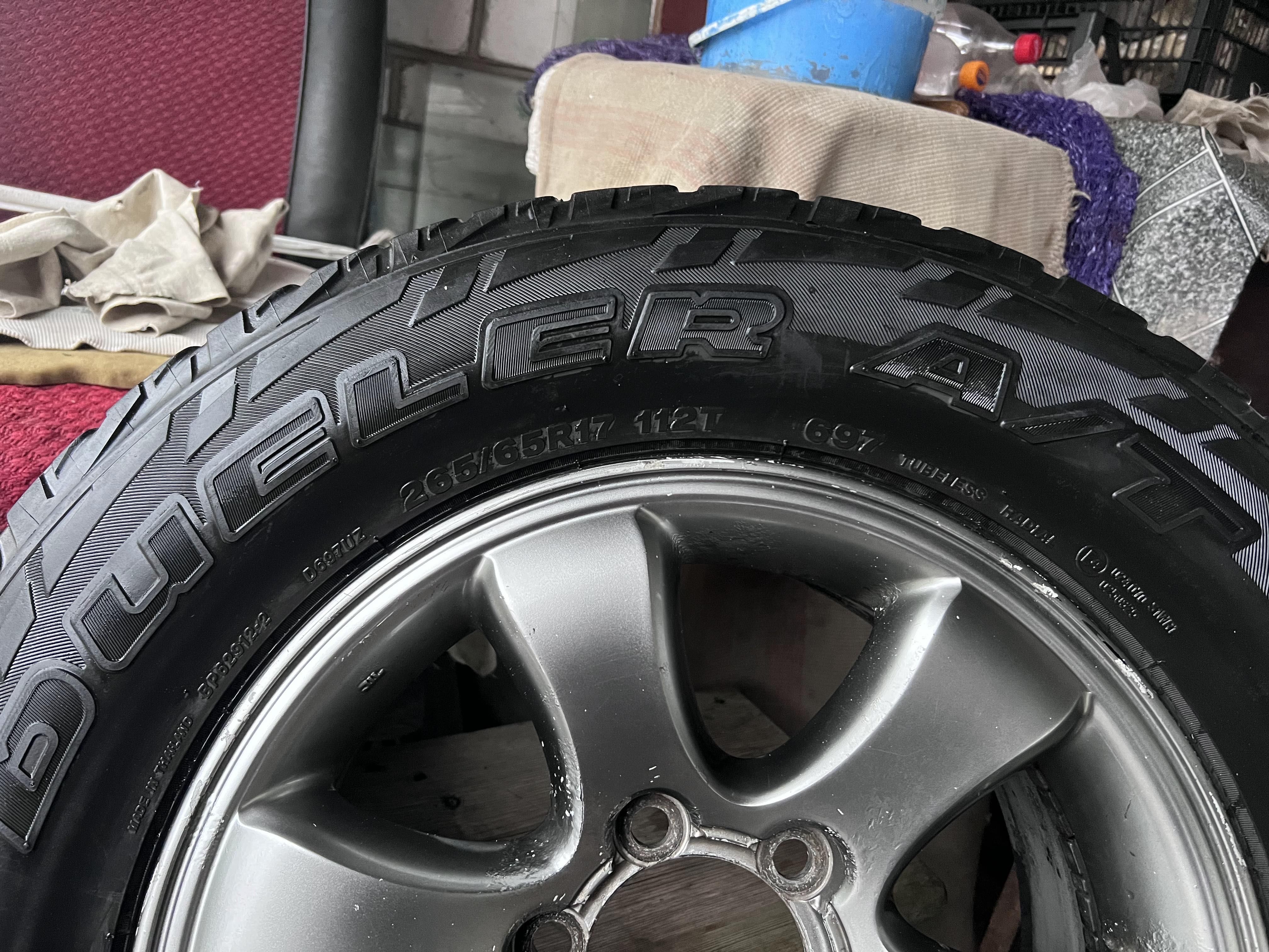 Шины Bridgestone Dueler A/T 265/65 R17 112T