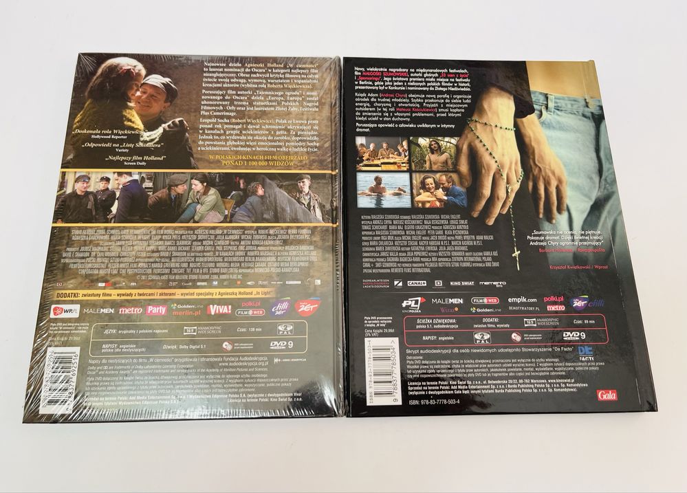 7x dvd Uprowadzona Życie Pi Obława Lęk wysokości W ciemności W imię Op