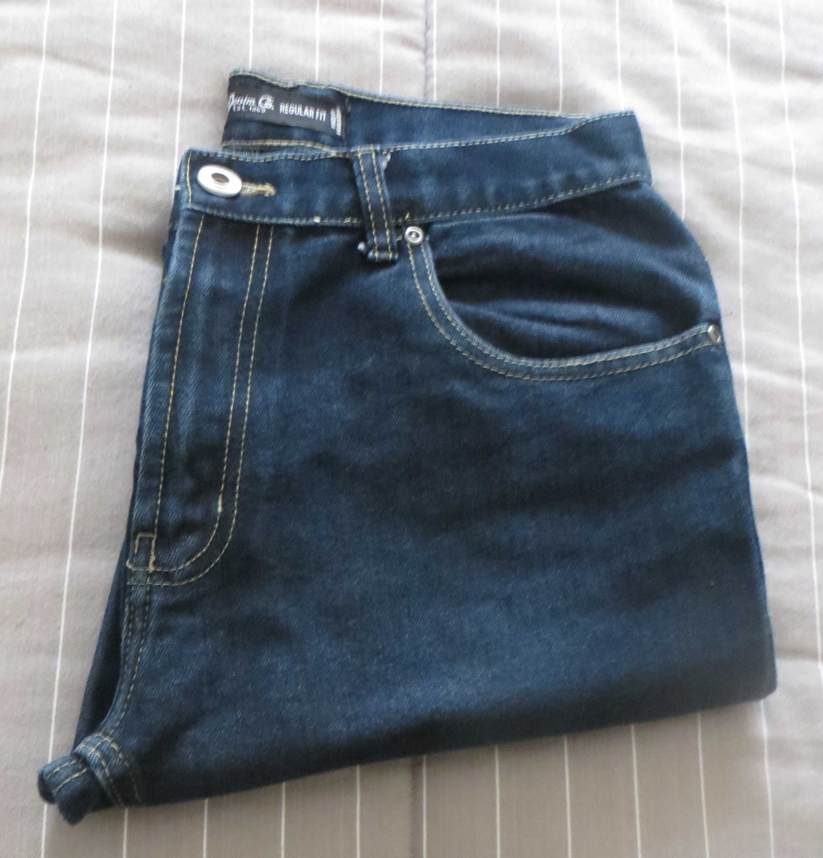 Calças ganga 100% Algodão - Denim - Nº 40 - Modelo Regular Fit - Novas