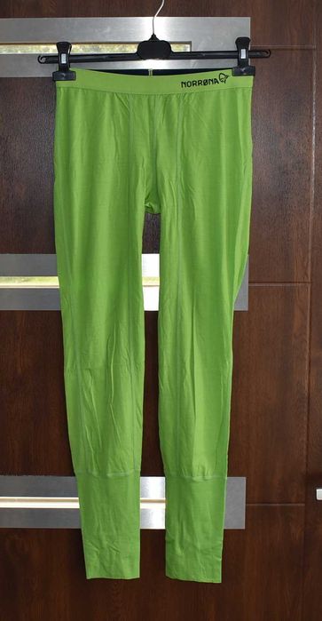 Norrona 89% Merino Wool Getry Legginsy Trekkingowe 164cm