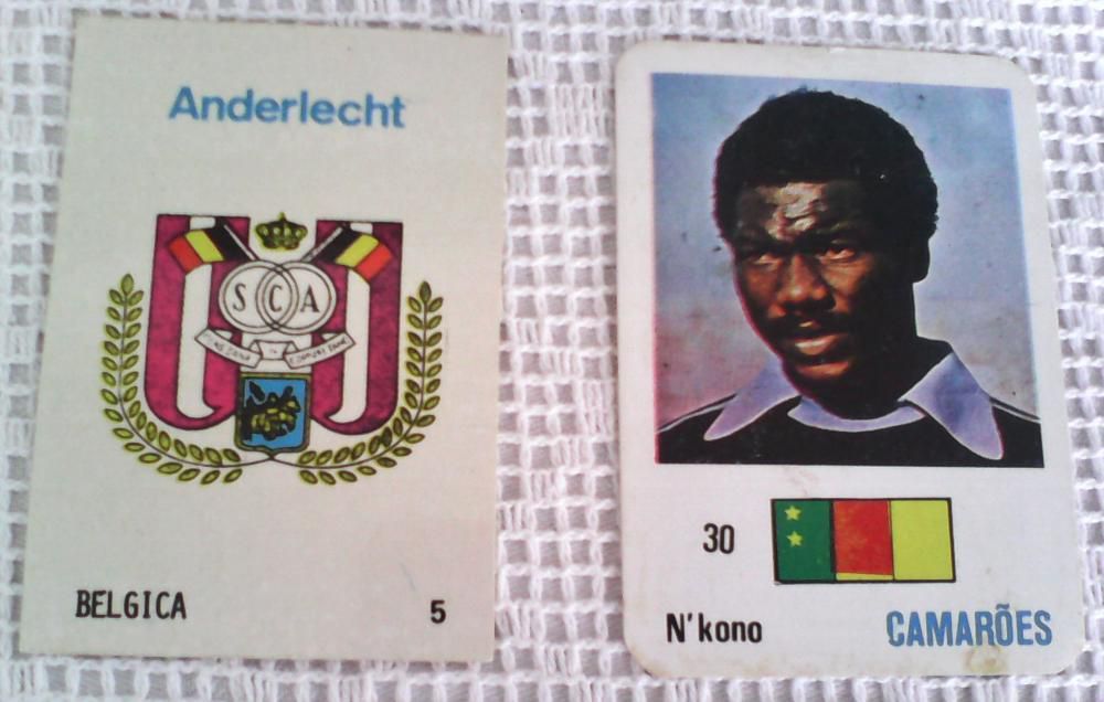 Calendário do Anderlecht e N`kono- Camarões -1986 / 1989
