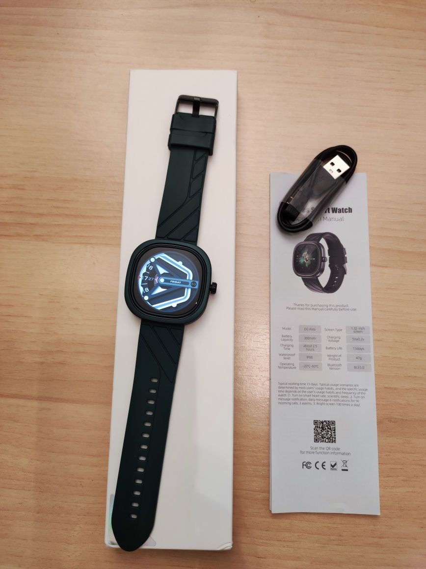 PROMOÇÃO SÓ 25€ | Smartwatch Doogee DG Ares Verde Escuro