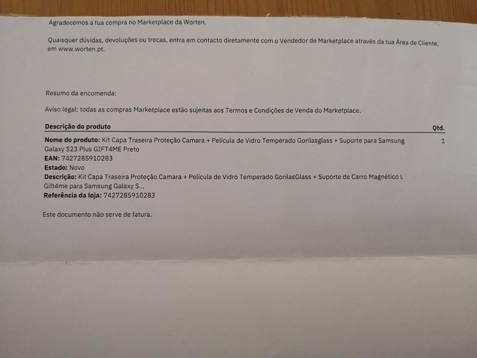 Capa + película para Samsung Galaxy S23 Plus