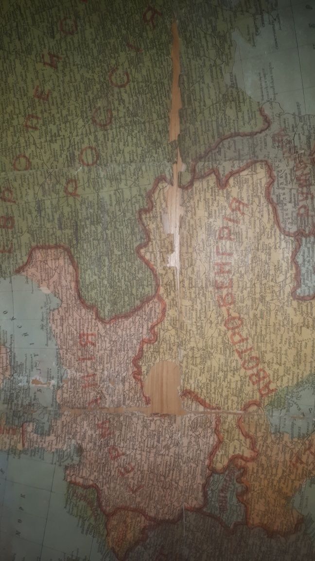 Mapa rosyjska  z przed I wojny europy