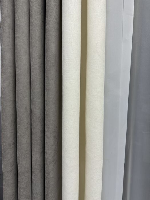 Штора готовая 1,5*2,7. Шьем в любых размерах. Микровелюр шторы