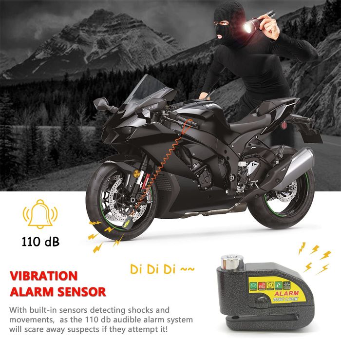 Alarme para Motas, Scooters, Bicicletas, etc.