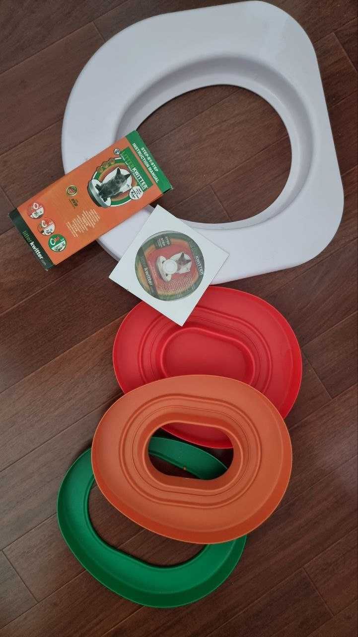 Aparelho para adaptação de gatos à sanita