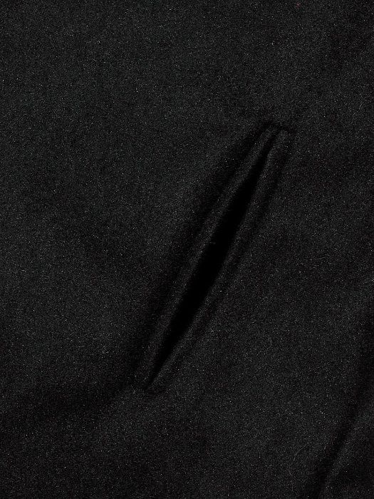Чорне пальто на запах Yoins приталеного силуету, розмір XS