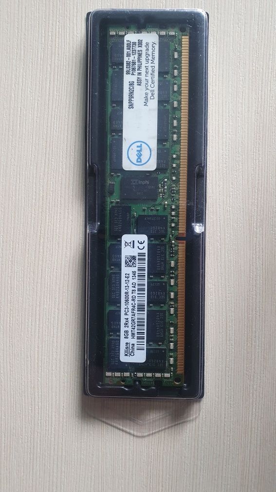 Память 8GB DDR3 PC3-10600R