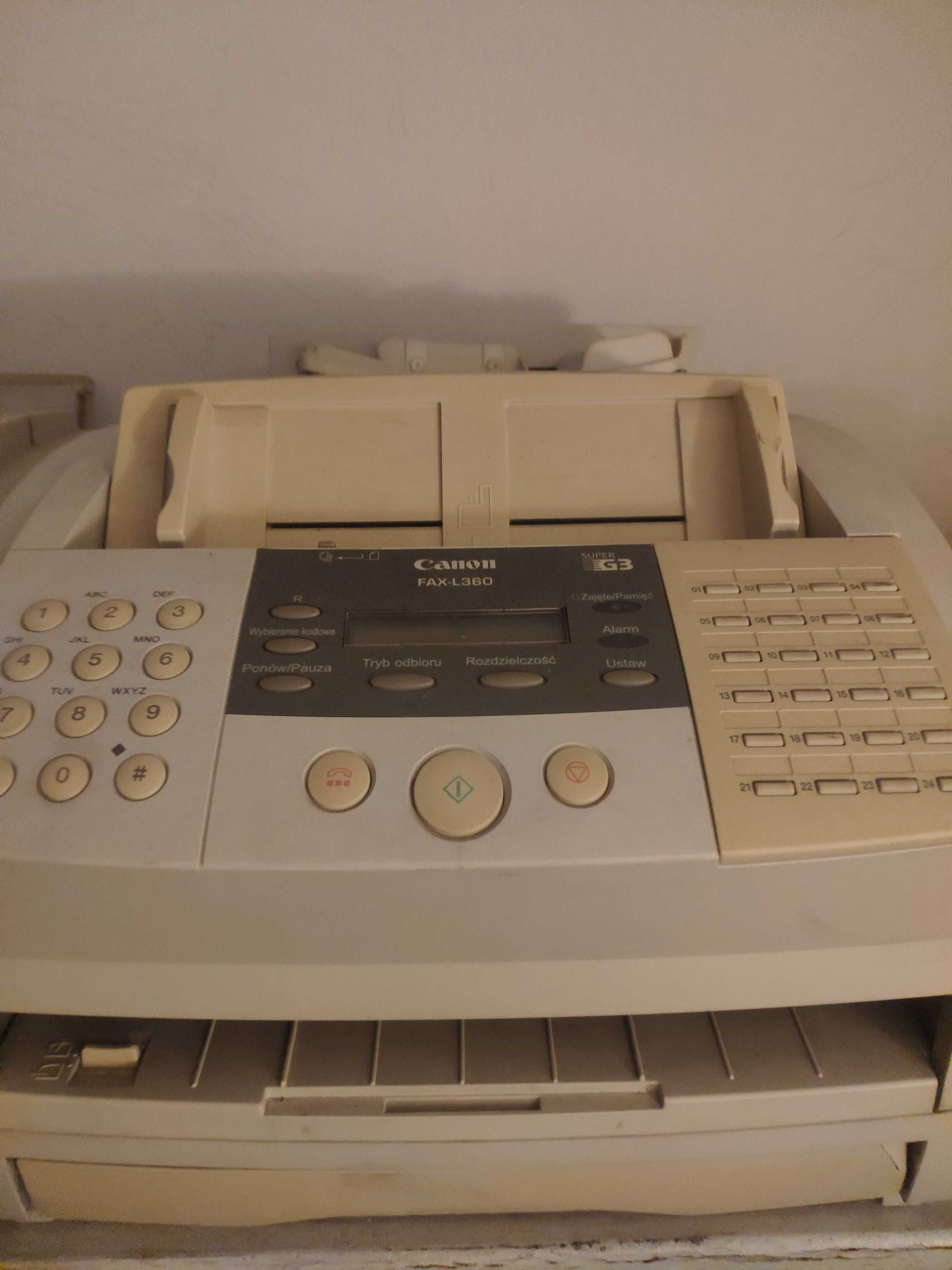 Faks fax-L360, Multi PASS L90, KX-FL513 L800 L240 Canon, Panasonic