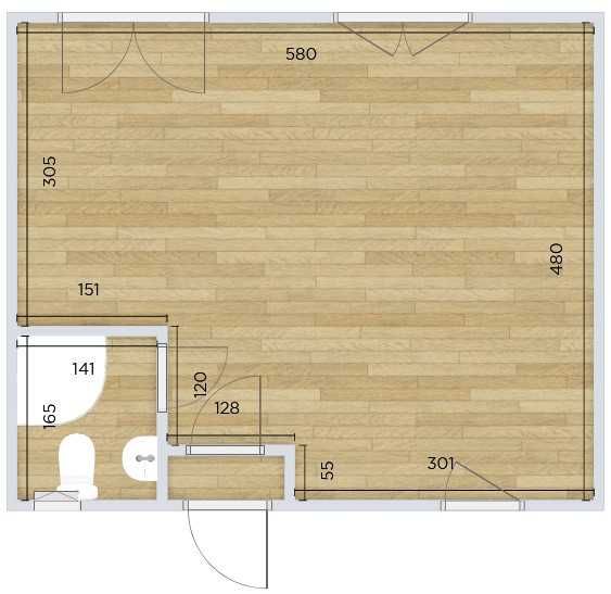 Kontener DUO mieszkalny / usługowy / biurowy z łazienką ok. 28 m2 6x5m