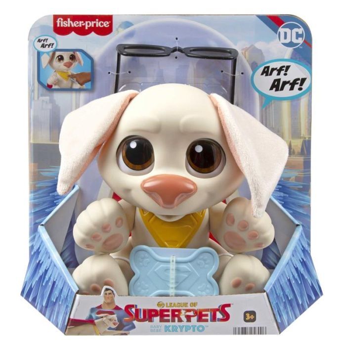 Fisher Price Peluche DC Superpets Baby Krypto(Artigo único)