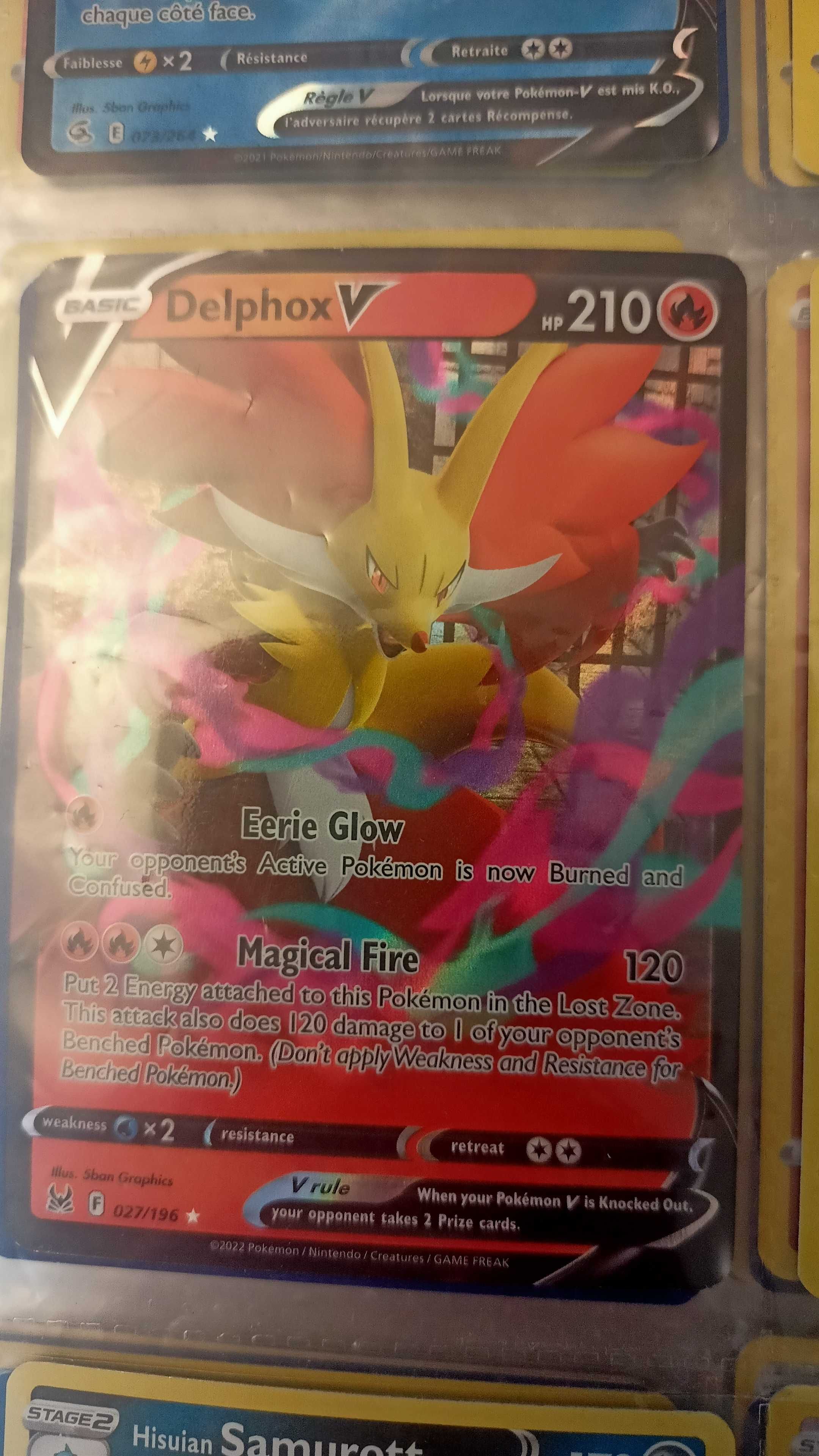 Delphox V Holo Full Art