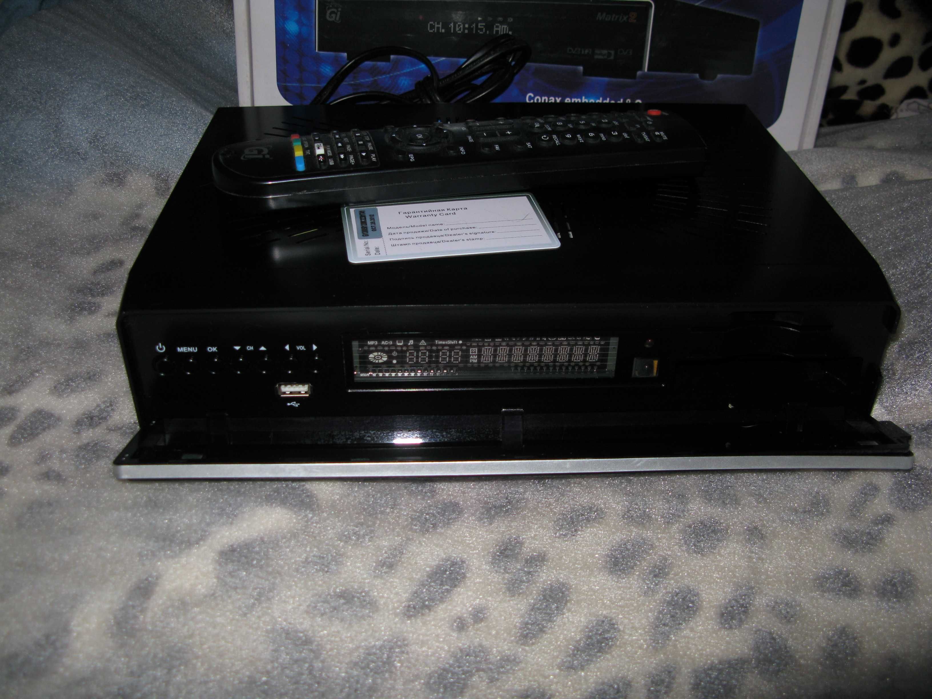 Супутниковий та Т2 тюнер GI Matrix2 Combo DVB-T2/S2