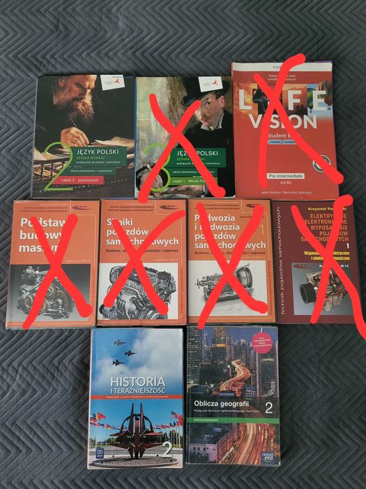 Podręczniki klasa 2/3 technikum