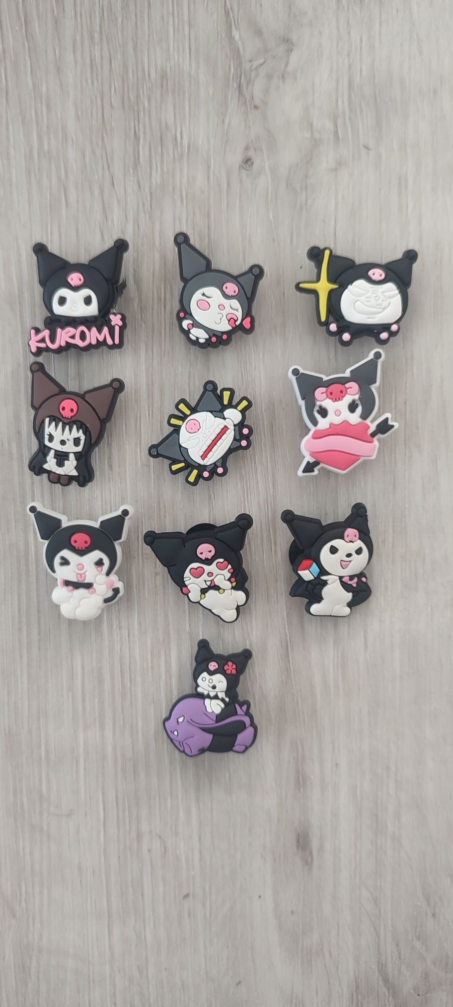 Przypinki do Crocs Kuromi 10 szt